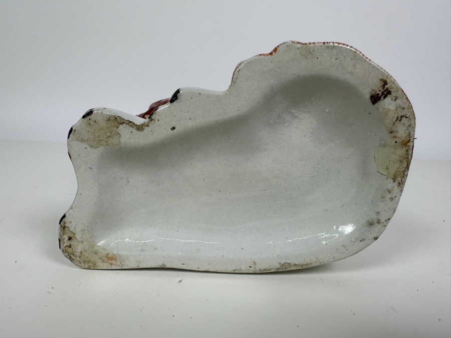 Vintage Staffordshire Spaniel Hand Painted Pottery 9.5H [Photo 10]