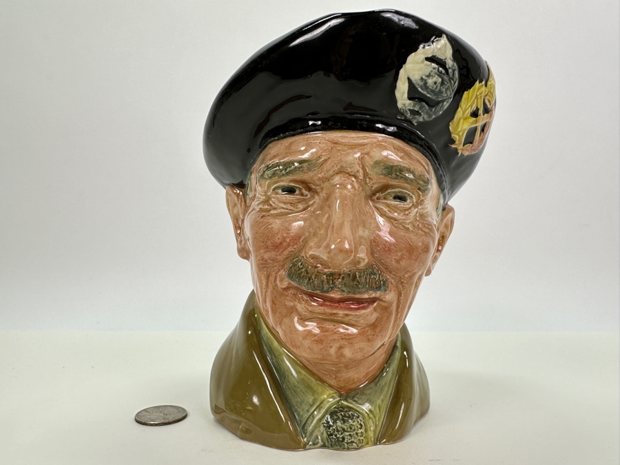 Vintage Royal Doulton 'Monty' Large Toby Jug 2.25'H [Photo 2]