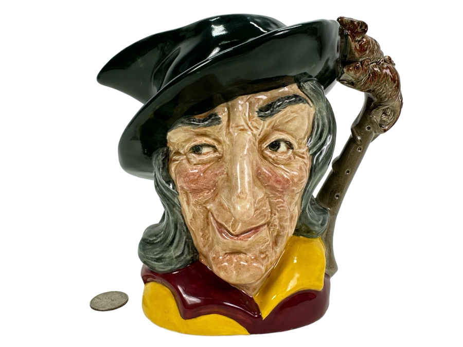 Vintage Royal Doulton 'Pied Piper' Large Toby Jug 7'H