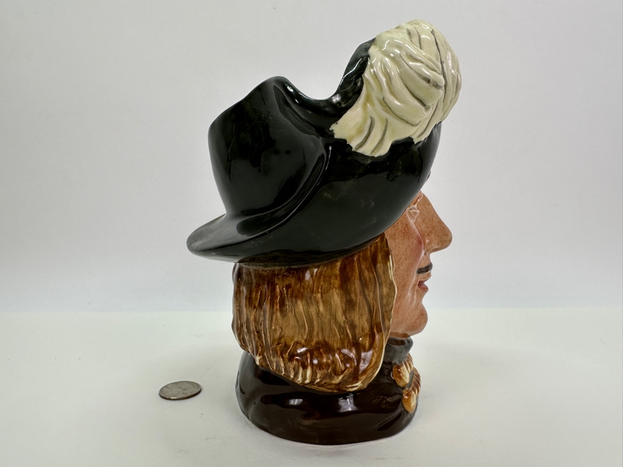Vintage Royal Doulton 'Aramis' (One of the Three Musketeers) Large Toby Jug 7.25'H [Photo 7]