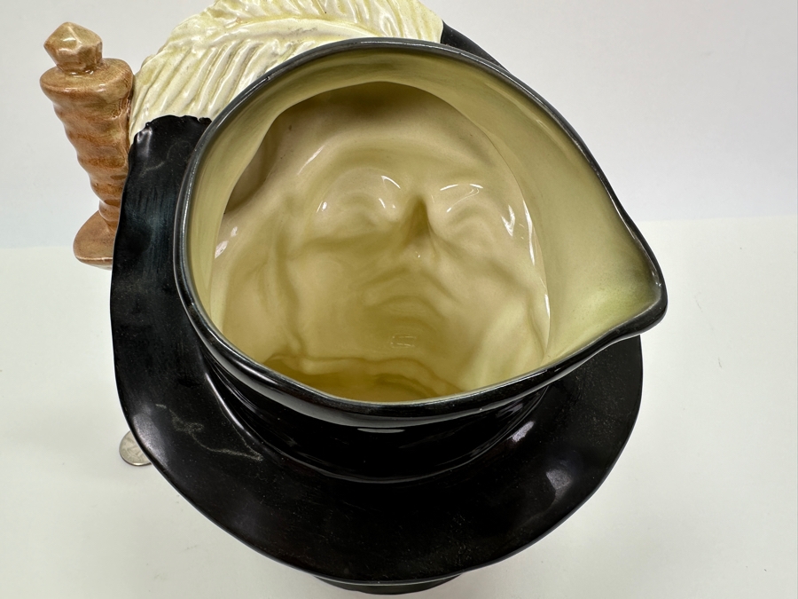 Vintage Royal Doulton 'Athos' (One of the Three Musketeers) Large Toby Jug 7.25'H [Photo 7]