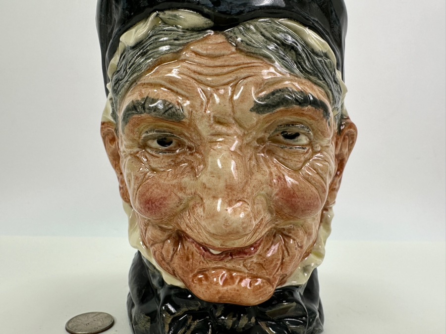 Vintage Royal Doulton 'Granny' Large Toby Jug 6.25'H [Photo 4]