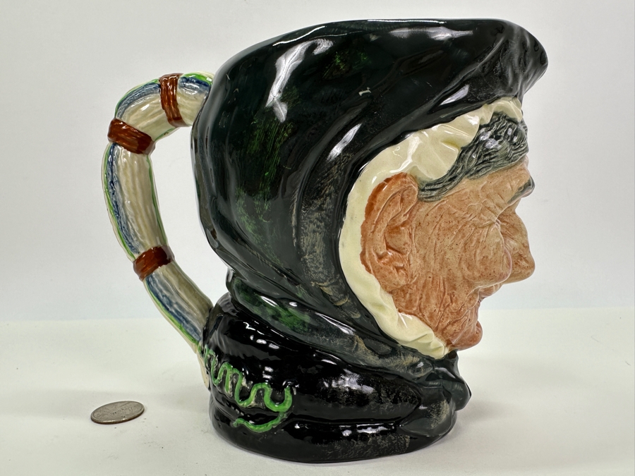 Vintage Royal Doulton 'Granny' Large Toby Jug 6.25'H [Photo 8]