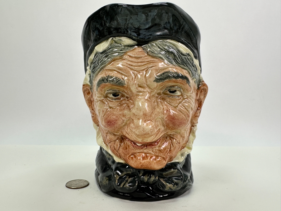 Vintage Royal Doulton 'Granny' Large Toby Jug 6.25'H [Photo 3]