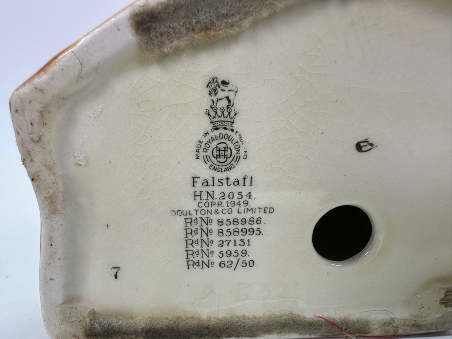 Royal Doulton 'Falstaff' Figurine HN2054 7.25'H [Photo 10]