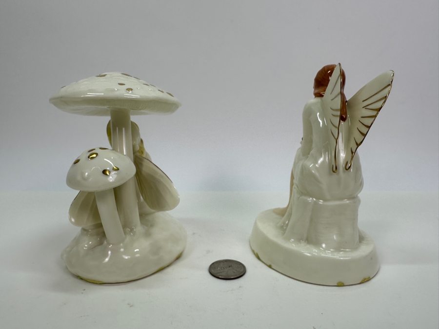 Royal Doulton The Enchantment Collection 'April Shower & Fairy Spell' Figurines HN3024/HN2979 5'H/5.5'H [Photo 11]