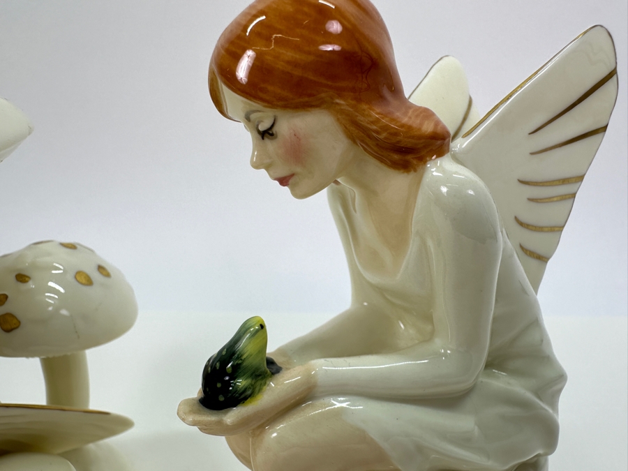 Royal Doulton The Enchantment Collection 'April Shower & Fairy Spell' Figurines HN3024/HN2979 5'H/5.5'H [Photo 6]