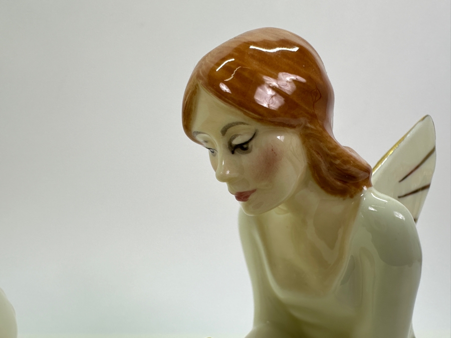 Royal Doulton The Enchantment Collection 'April Shower & Fairy Spell' Figurines HN3024/HN2979 5'H/5.5'H [Photo 7]