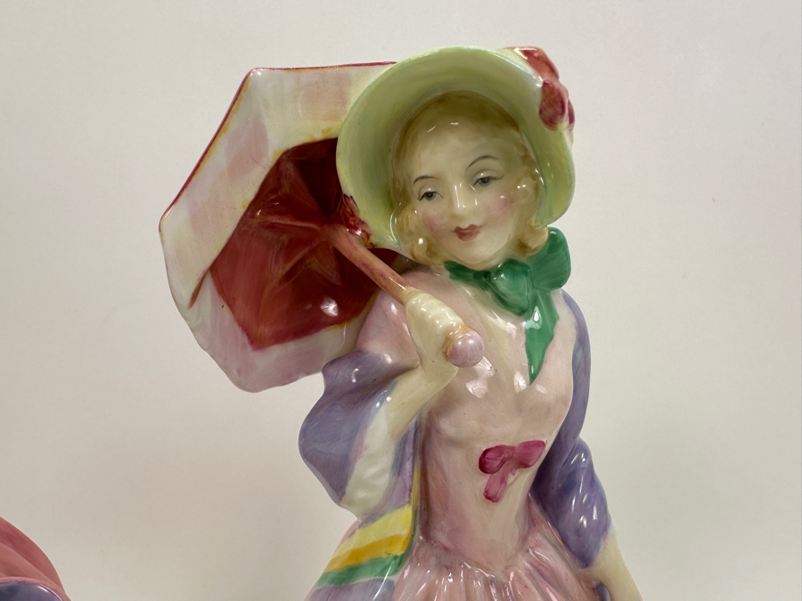 Royal Doulton 'Miss Demure & Spring Morning' Figurines 7.5'H [Photo 4]