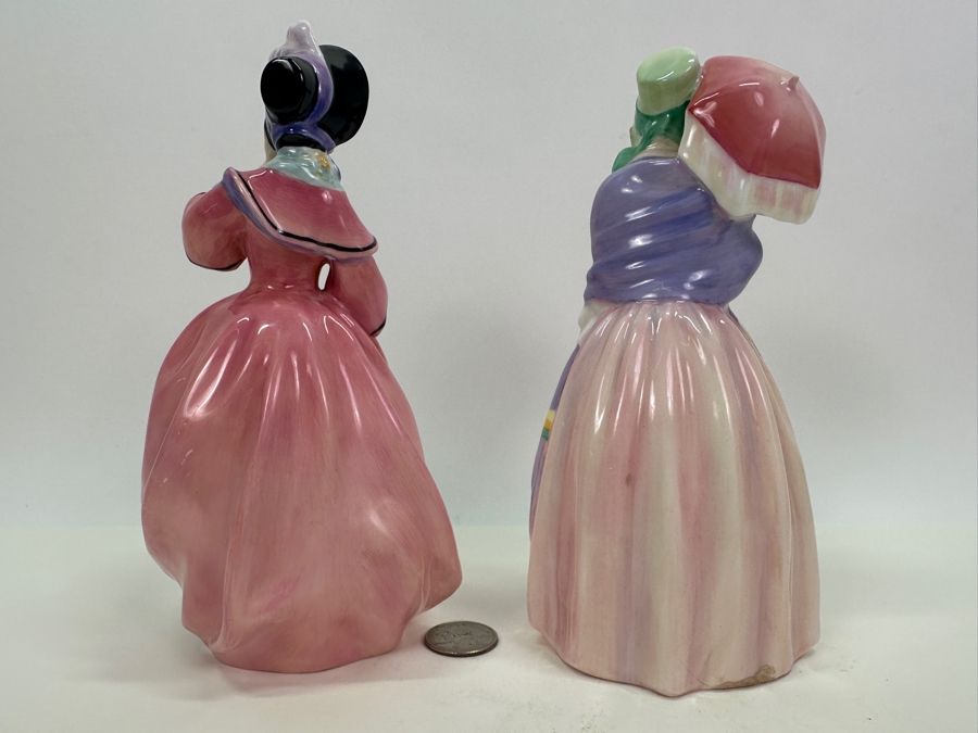 Royal Doulton 'Miss Demure & Spring Morning' Figurines 7.5'H [Photo 5]