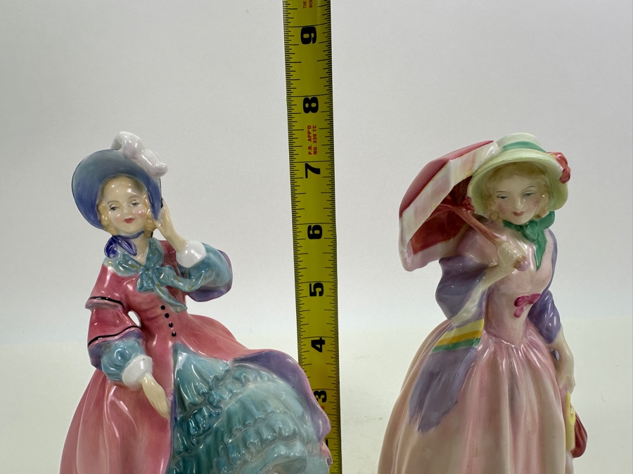 Royal Doulton 'Miss Demure & Spring Morning' Figurines 7.5'H [Photo 8]