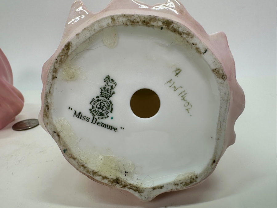 Royal Doulton 'Miss Demure & Spring Morning' Figurines 7.5'H [Photo 6]