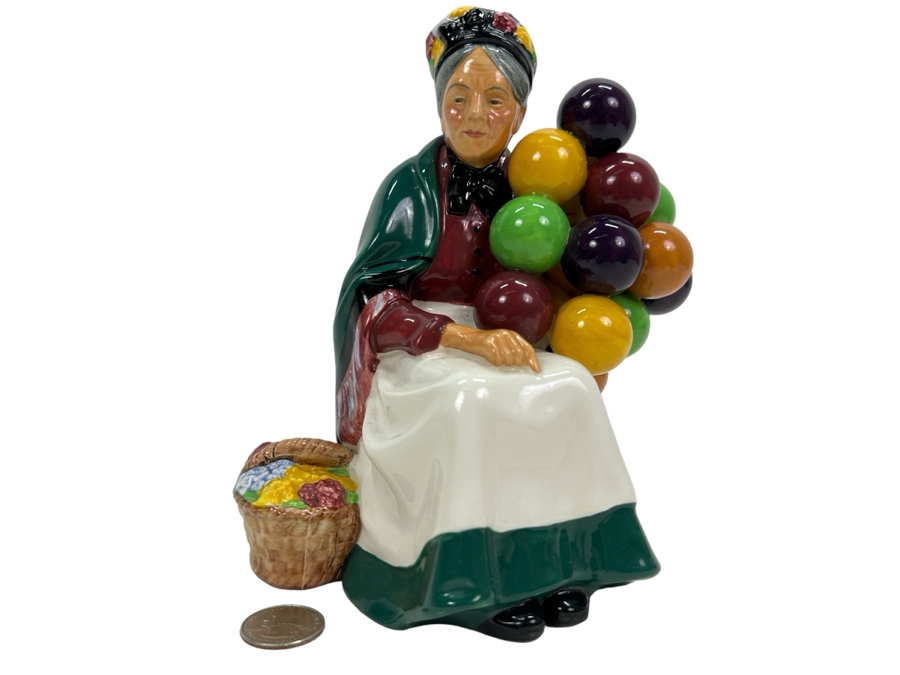 Vintage Royal Doulton 'The Old Balloon Seller' Figurine HN1315 7.75'H [Photo 1]