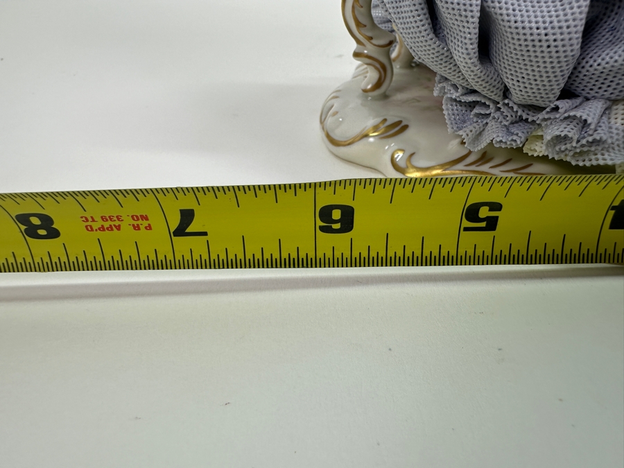 Irish Dresden Figurine Titled 'The Love Letter' 6W X 7H [Photo 9]