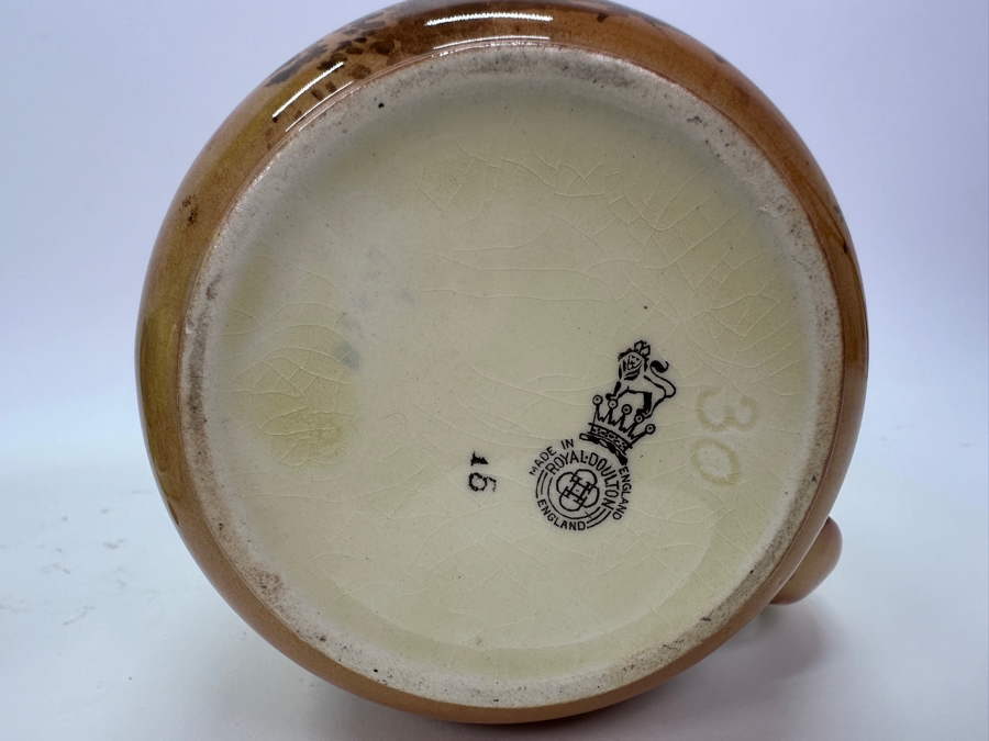 Pair Of Antique Hand Painted Royal Doulton Pitchers 5H & 5.5H [Photo 7]