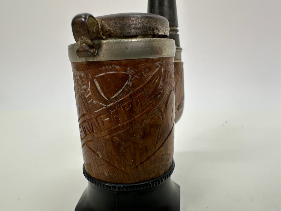 Pair Of Vintage Carved Pipes [Photo 7]