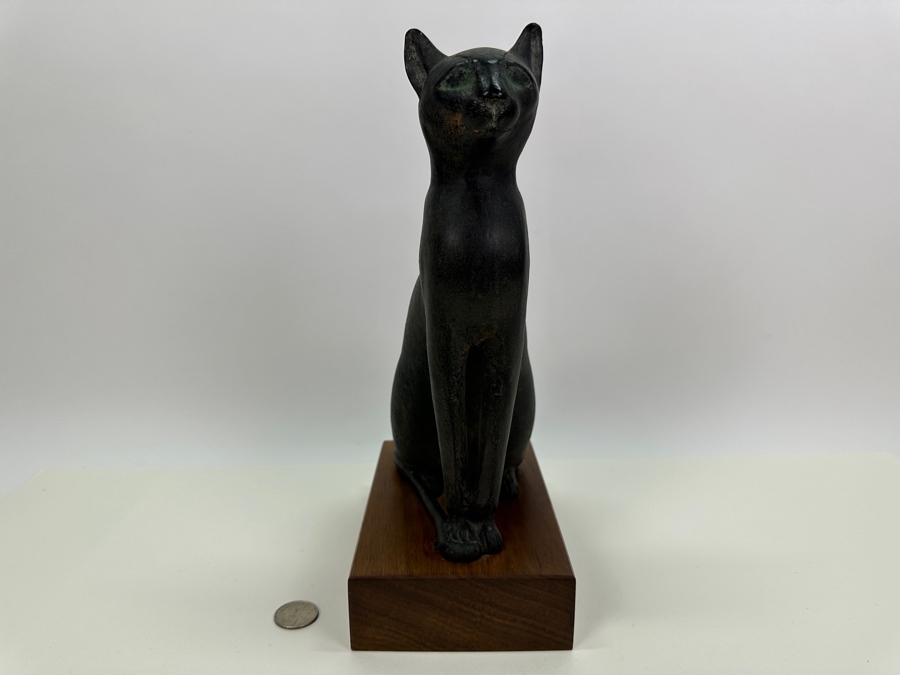 Vintage 1964 Alva Museum Replica Of The Egyptian Sacred Cat Of Bast 12H [Photo 3]
