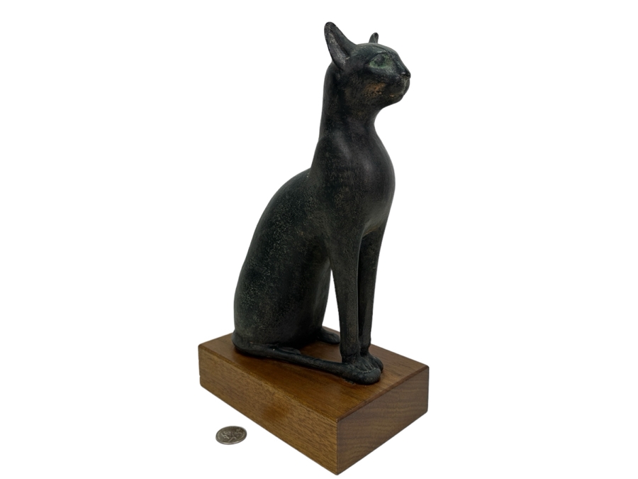 Vintage 1964 Alva Museum Replica Of The Egyptian Sacred Cat Of Bast 12H [Photo 1]