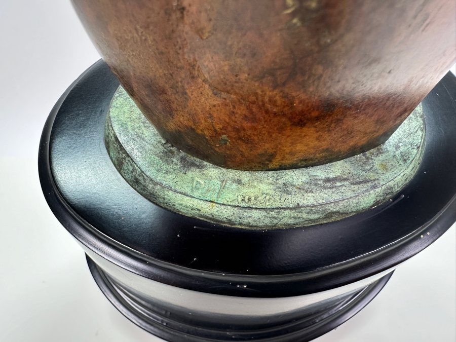 Signed Metal Horse Head Bust 12.5H [Photo 7]