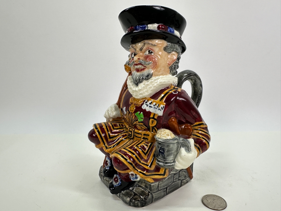 Burleigh Ware 'The Stocks' Jug 7.5'H [Photo 4]