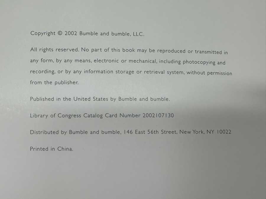 Signed 2002 Book Hair Heroes Signed By Michael Gordon [Photo 6]