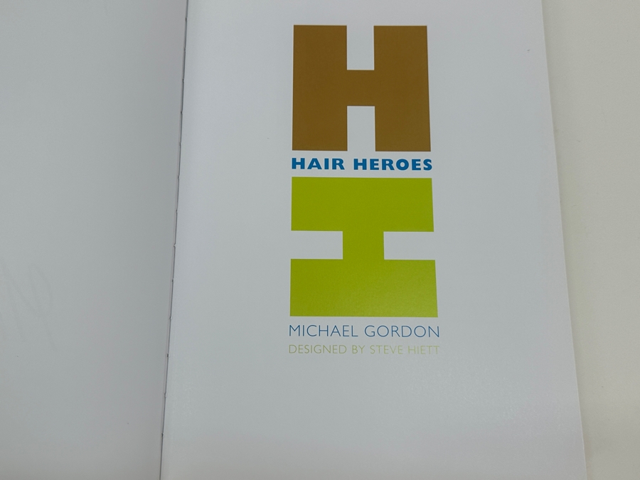 Signed 2002 Book Hair Heroes Signed By Michael Gordon [Photo 4]