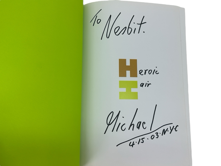 Signed 2002 Book Hair Heroes Signed By Michael Gordon [Photo 3]