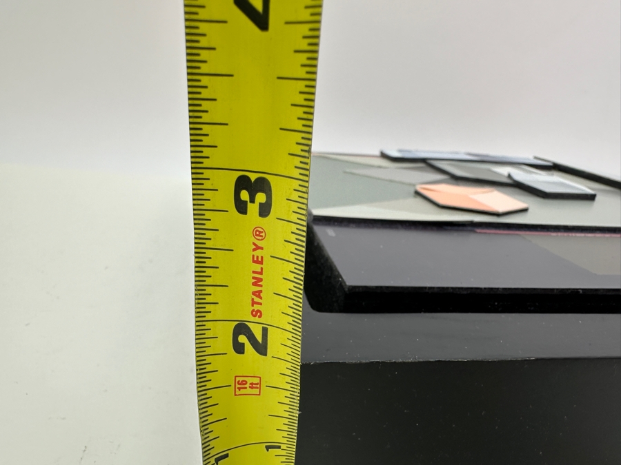 Vintage Mixed Media Geometric Collage Artwork 10 X 10 X 2D [Photo 7]