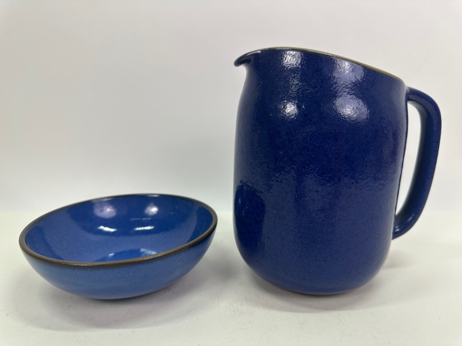 Heath Ceramics Pottery Pitcher 6H & Bowl [Photo 2]