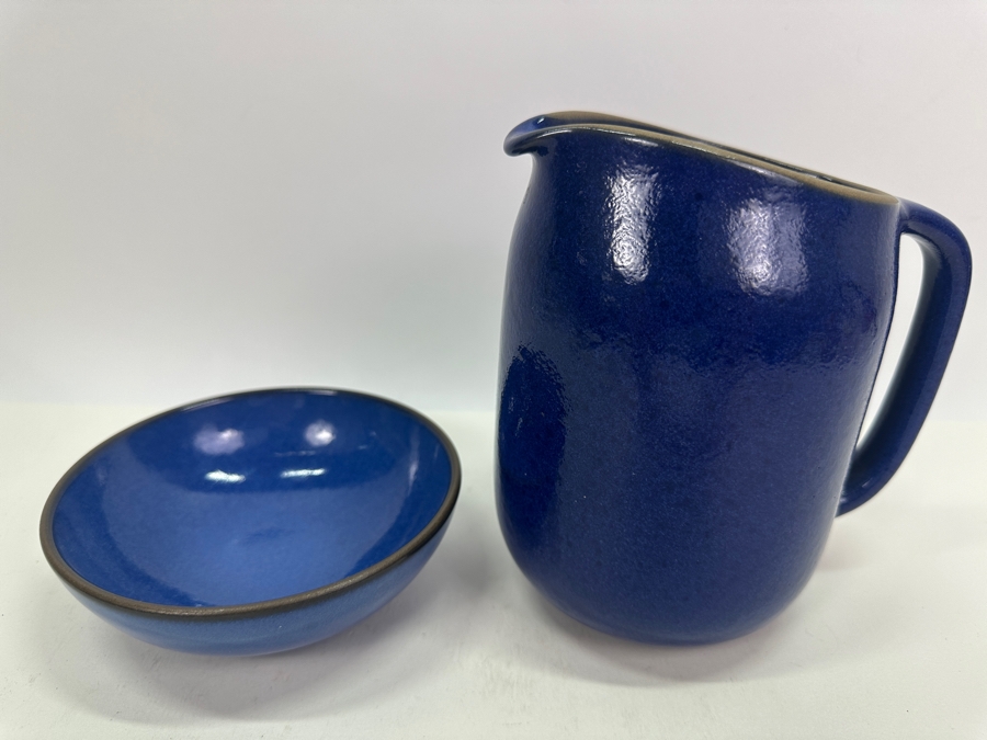 Heath Ceramics Pottery Pitcher 6H & Bowl [Photo 1]