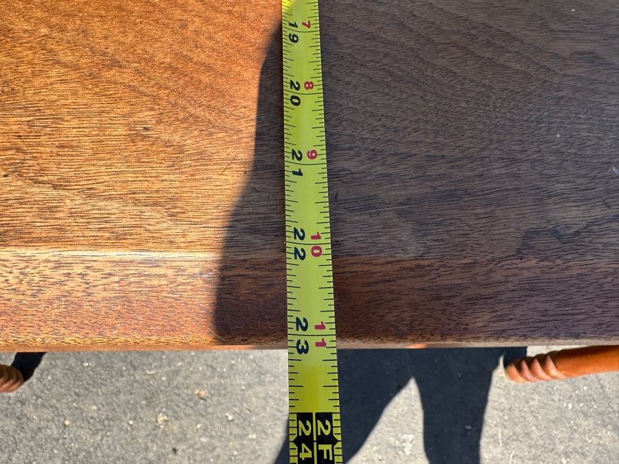 Just Added - Antique Wooden Writing Desk 42'W x 23'D x 28'H [Photo 7]