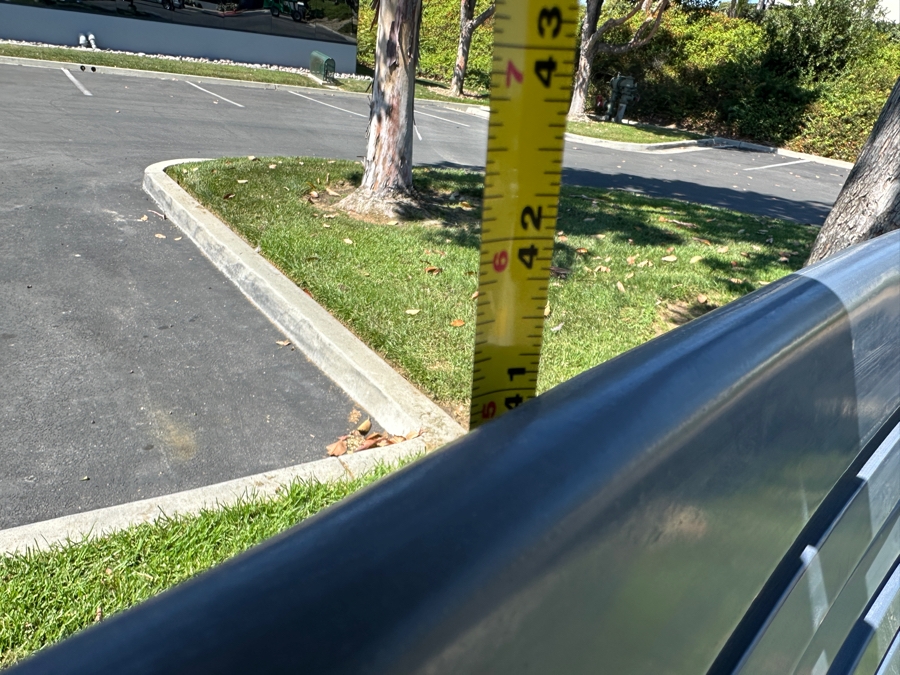 Just Added - Oversized Wooden Painted Rocking Chair 24.5'W x 33'D x 41'H [Photo 7]