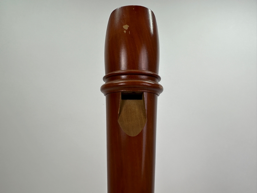 Just Added - Set of (2) Wooden Recorders on Teak Stand 25.5'H [Photo 2]