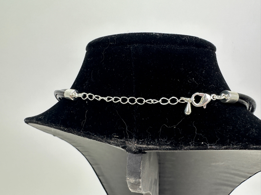 Pair Of Modernist Necklaces By Palm Springs Jewelry Designer Laurent Scott Collection Contempo Series 22'L & 12'L [Photo 6]