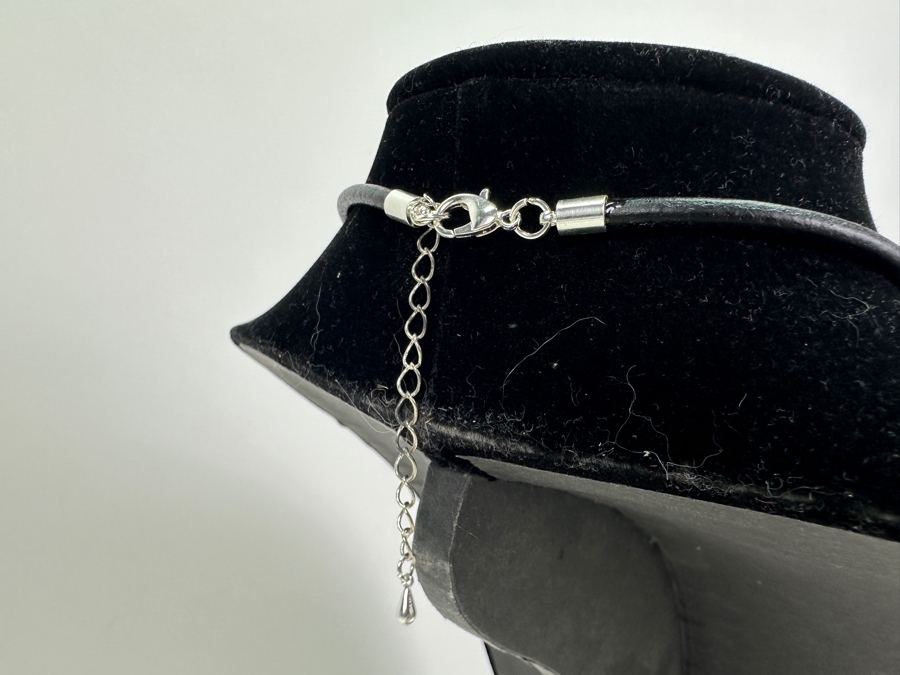 Pair Of Modernist Necklaces By Palm Springs Jewelry Designer Laurent Scott Collection Contempo Series 22'L & 12'L [Photo 7]