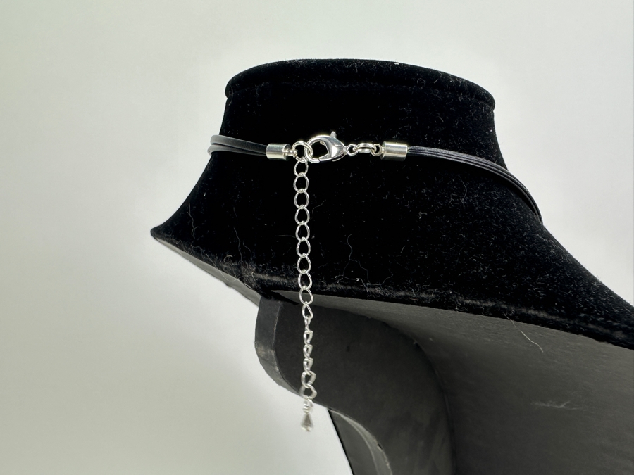 Pair Of Modernist Necklaces By Palm Springs Jewelry Designer Laurent Scott Collection Contempo Series 14'L & 30'L [Photo 5]