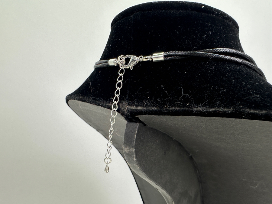 Pair Of Modernist Necklaces By Palm Springs Jewelry Designer Laurent Scott Collection Contempo Series 18'L & 16'L [Photo 5]