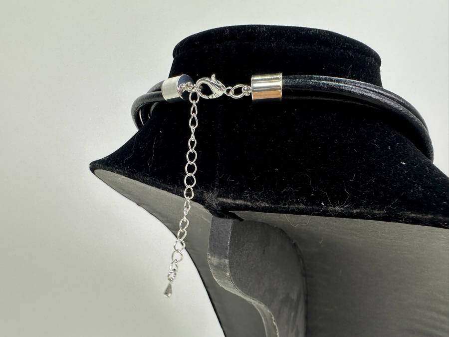 Pair Of Modernist Necklaces By Palm Springs Jewelry Designer Laurent Scott Collection Contempo Series 14'L & 16'L [Photo 7]