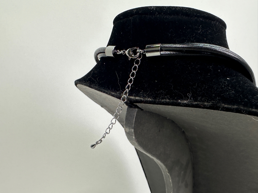 Pair Of Modernist Necklaces By Palm Springs Jewelry Designer Laurent Scott Collection Contempo Series 30'L & 17'L [Photo 7]