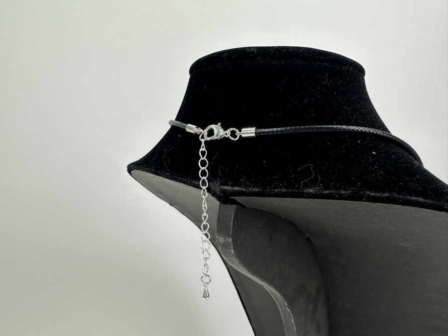 Pair Of Modernist Necklaces By Palm Springs Jewelry Designer Laurent Scott Collection Contempo Series 30'L & 16'L [Photo 5]