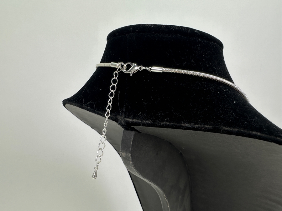 Pair Of Modernist Necklaces By Palm Springs Jewelry Designer Laurent Scott Collection Contempo Series 31'L & 30'L [Photo 5]