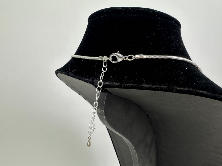 Pair Of Modernist Necklaces By Palm Springs Jewelry Designer Laurent Scott Collection Contempo Series 31'L & 30'L [Photo 6]