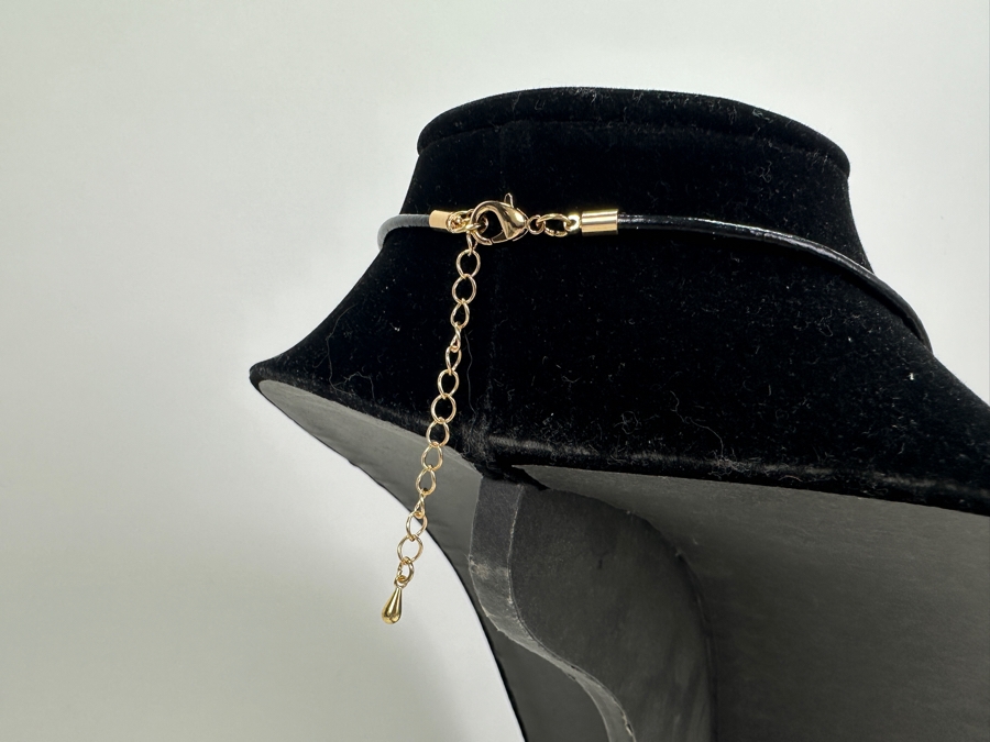 Pair Of Modernist Necklaces By Palm Springs Jewelry Designer Laurent Scott Collection Contempo Series 16'L & 30'L [Photo 5]