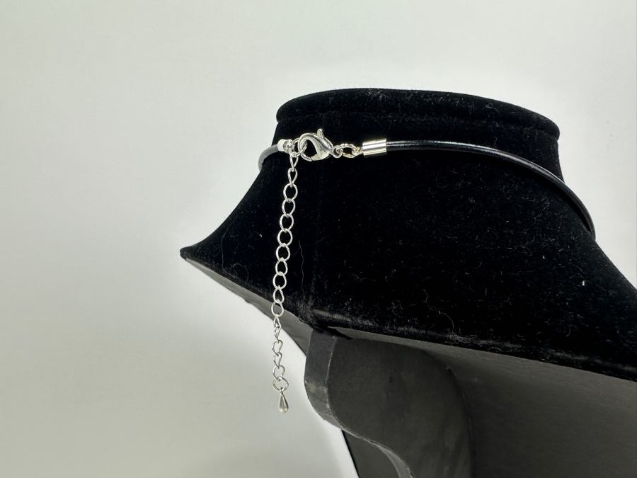 Pair Of Modernist Necklaces By Palm Springs Jewelry Designer Laurent Scott Collection Contempo Series 14'L & 30'L [Photo 5]