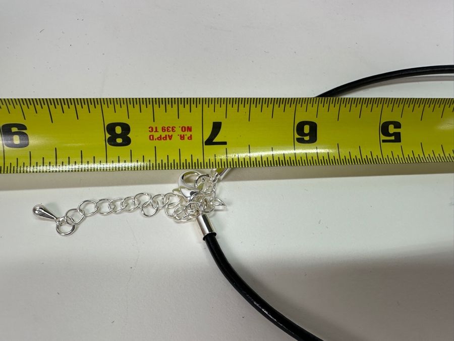 Pair Of Modernist Necklaces By Palm Springs Jewelry Designer Laurent Scott Collection Contempo Series 14'L & 30'L [Photo 6]