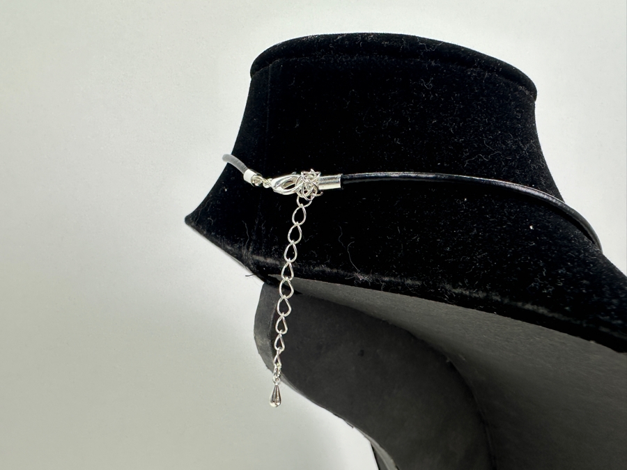 Pair Of Modernist Necklaces By Palm Springs Jewelry Designer Laurent Scott Collection Contempo Series 12'L & 14'L [Photo 8]