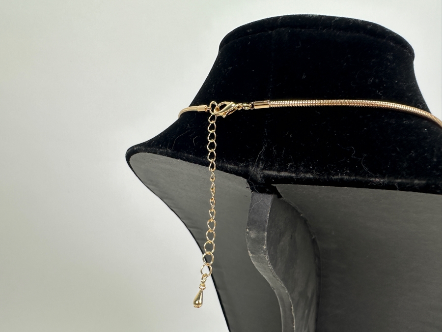 Pair Of Modernist Necklaces By Palm Springs Jewelry Designer Laurent Scott Collection Contempo Series 32'L & 30'L [Photo 8]