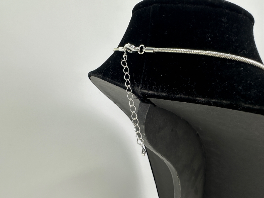 Pair Of Modernist Necklaces By Palm Springs Jewelry Designer Laurent Scott Collection Contempo Series 32'L & 18'L [Photo 4]