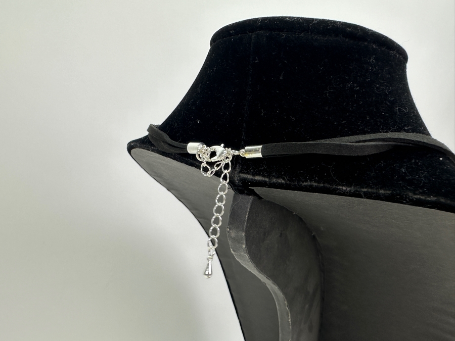 Pair Of Modernist Necklaces By Palm Springs Jewelry Designer Laurent Scott Collection Contempo Series 32'L & 18'L [Photo 8]