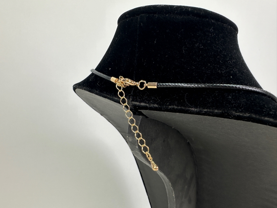 Pair Of Modernist Necklaces By Palm Springs Jewelry Designer Laurent Scott Collection Contempo Series 14'L & 32'L [Photo 5]